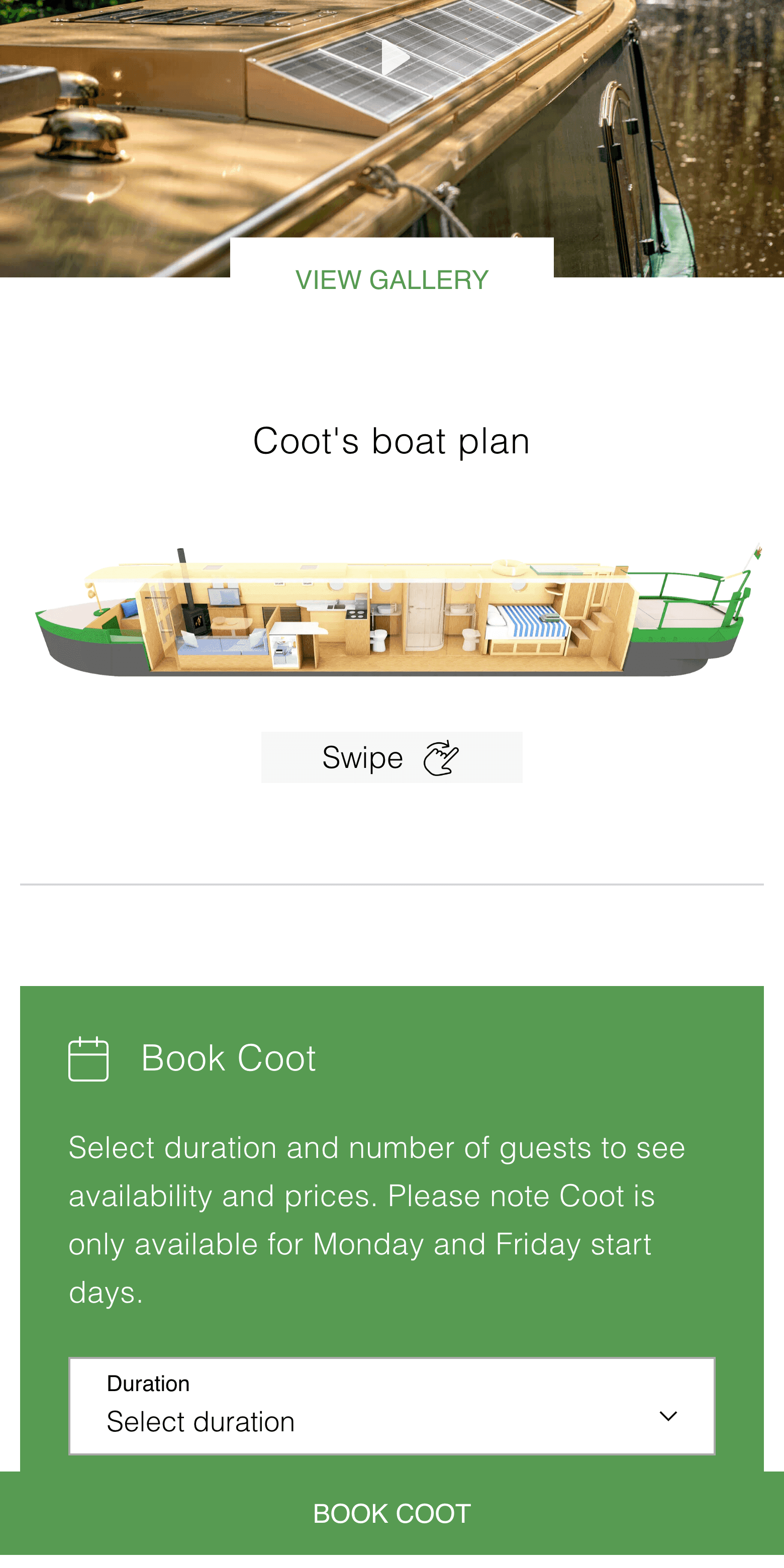 Beacon Park Boats mobile boat page
