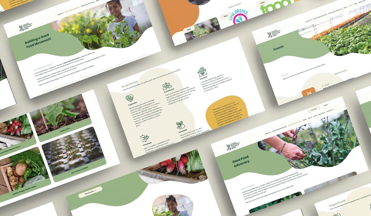 Growing a feel-good brand identity for Food Sense Wales