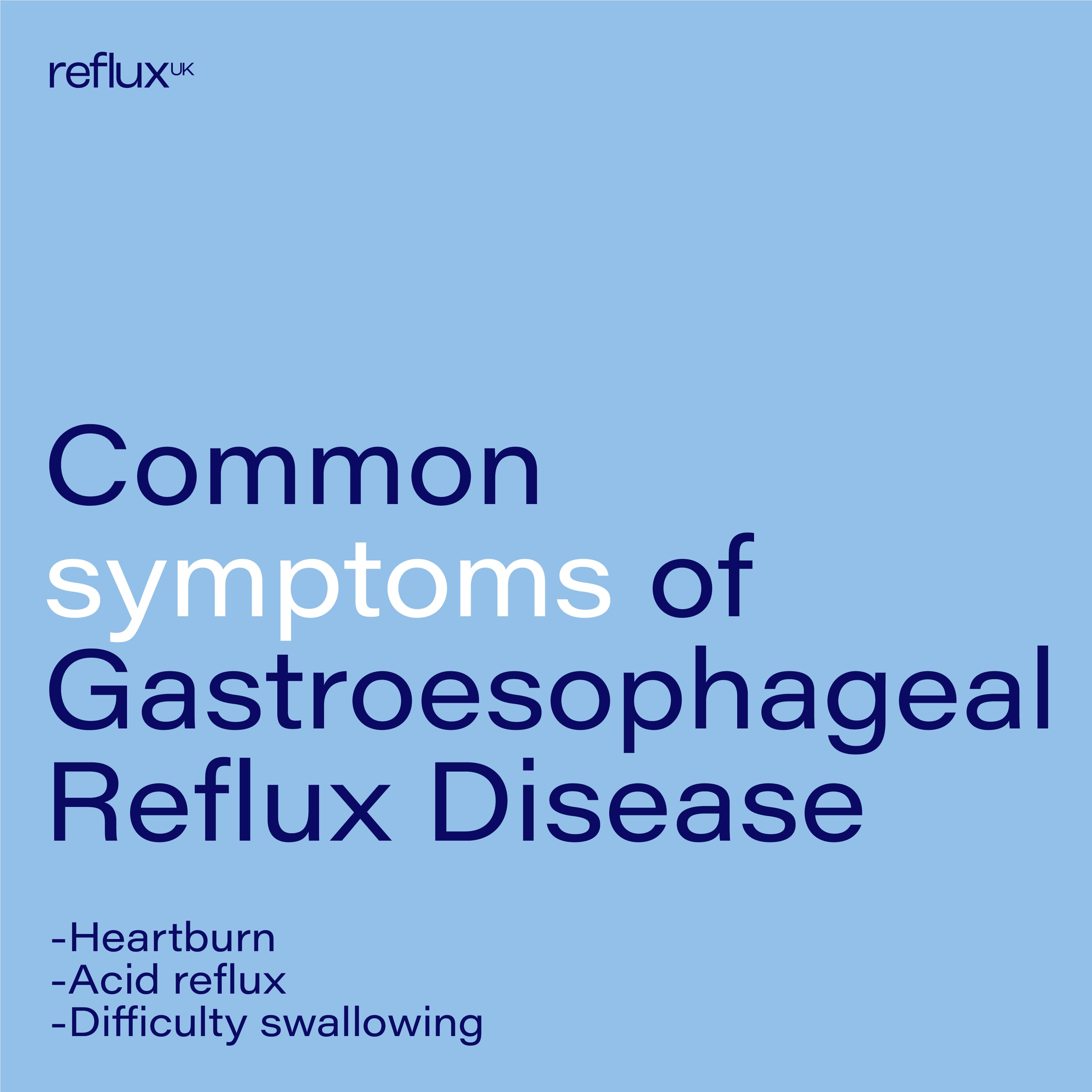 Reflux UK symptoms